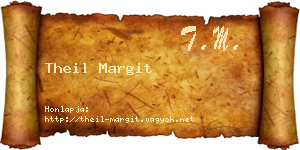 Theil Margit névjegykártya